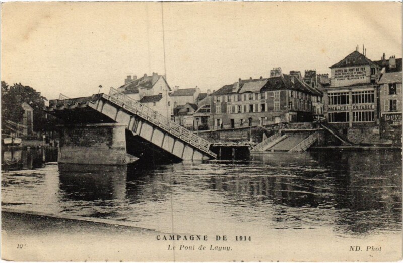 Carte postale ancienne Lagny Le Pont
