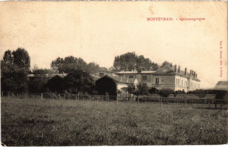 Carte postale ancienne Montevrain Quincangrogne