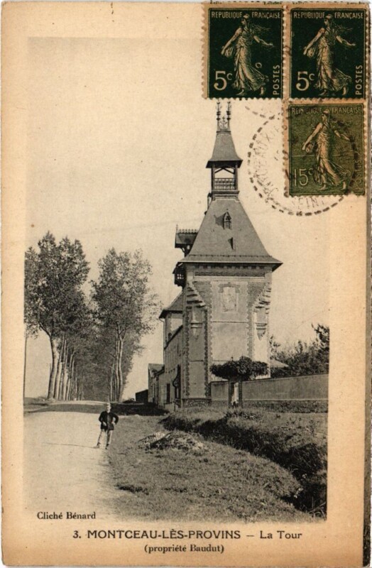 Carte postale ancienne Montceau La Tour
