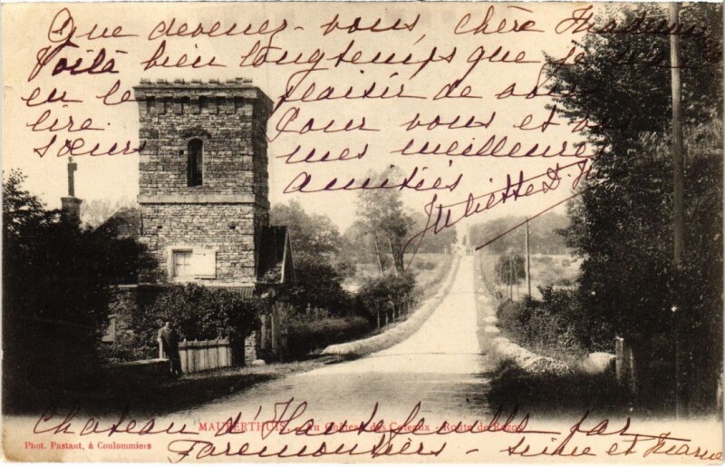 Carte postale ancienne Mauperthuis Au Chateau des Coteaux à Mauperthuis