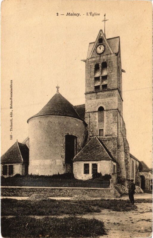 Carte postale ancienne Maincy Eglise à Maincy