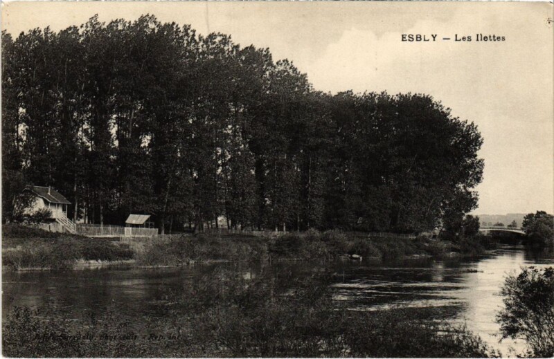 Carte postale ancienne Esbly Les Islettes à Esbly