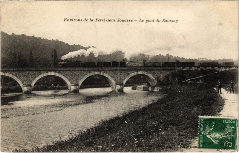 Carte postale ancienne Le Pont du Saussoy