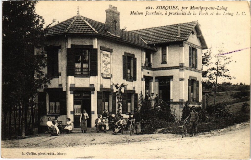 Carte postale ancienne Montigny Maison Jourdain