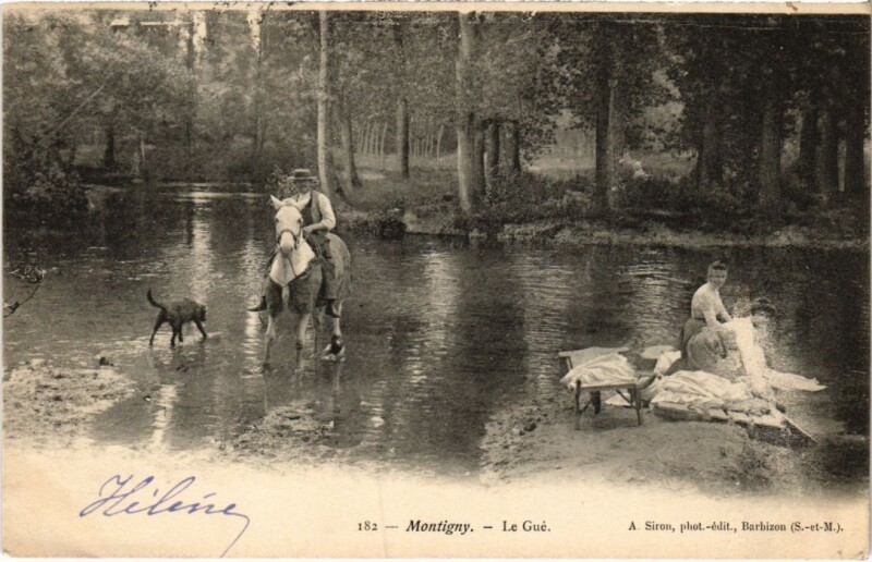 Carte postale ancienne Montigny Le Gue