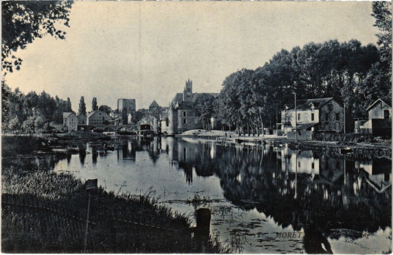 Carte postale ancienne Moret