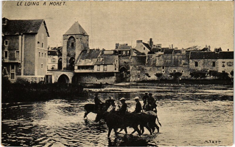 Carte postale ancienne Moret Le Loing