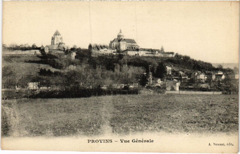 Carte postale ancienne Provins vue generale à Provins