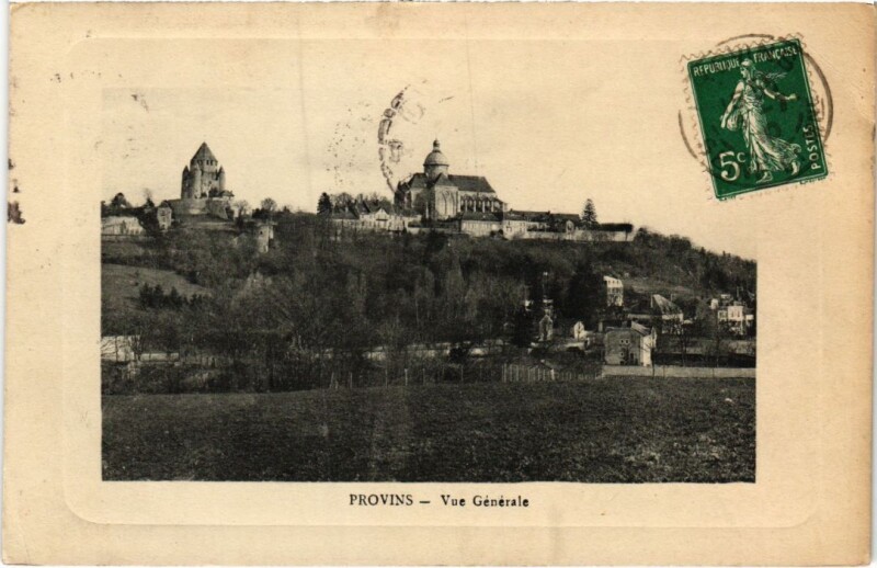 Carte postale ancienne Provins vue generale à Provins