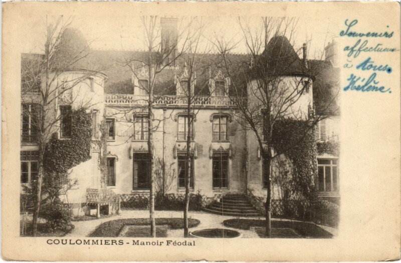 Carte postale ancienne Coulommiers Manoir Feodal à Coulommiers