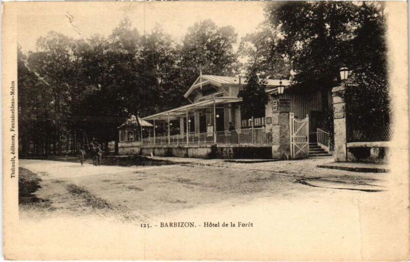 Carte postale ancienne Barbizon Hotel de la Foret à Barbizon