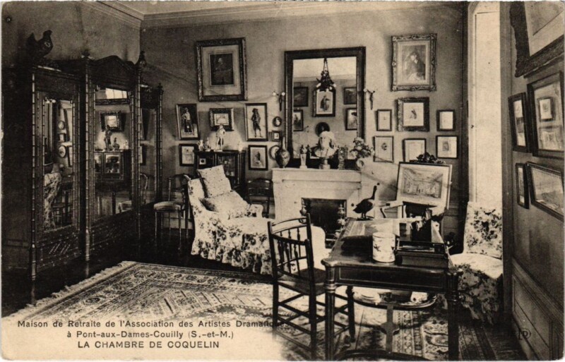 Carte postale ancienne Pont aux Dames Maison de Reatraite des Artistes Dramatiques