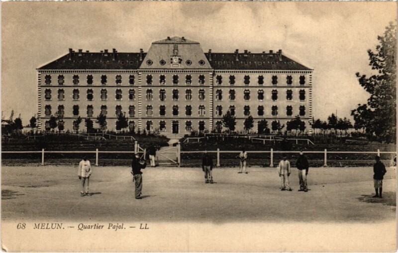 Carte postale ancienne Melun Quartier Pajol à Melun