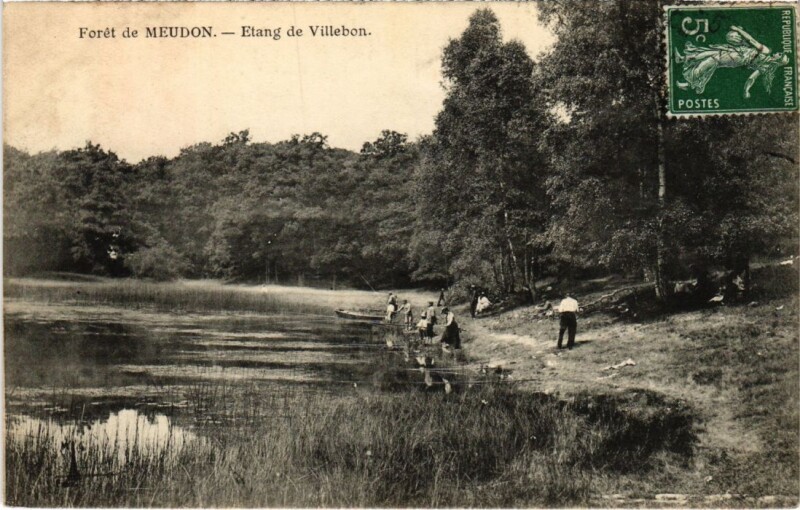 Carte postale ancienne Meudon Etang de Villebon à Meudon