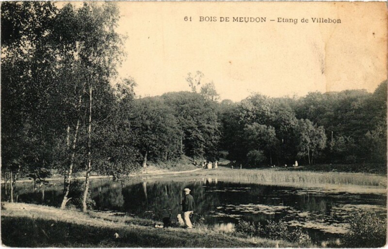 Carte postale ancienne Meudon Etang de Villebon à Meudon