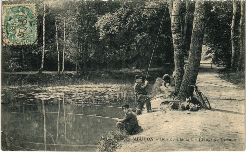 Carte postale ancienne Meudon Bois de Clamart Etangs de Trivaux à Clamart