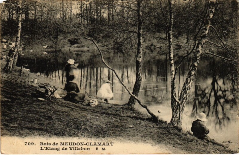 Carte postale ancienne Meudon Etang de Villebon à Meudon