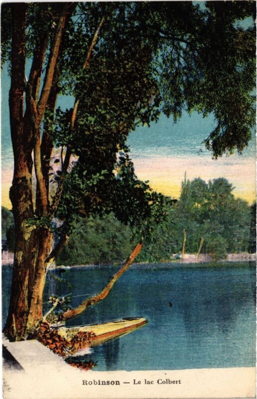Carte postale ancienne Robinson Le lac Colbert