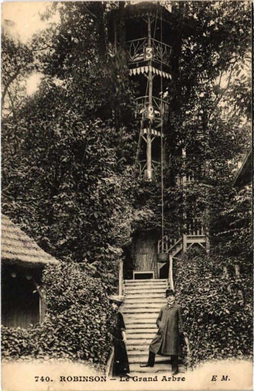 Carte postale ancienne Robinson Le Grand Arbre