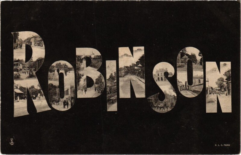 Carte postale ancienne Robinson souve