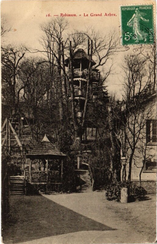 Carte postale ancienne Robinson Le Grand Arbre