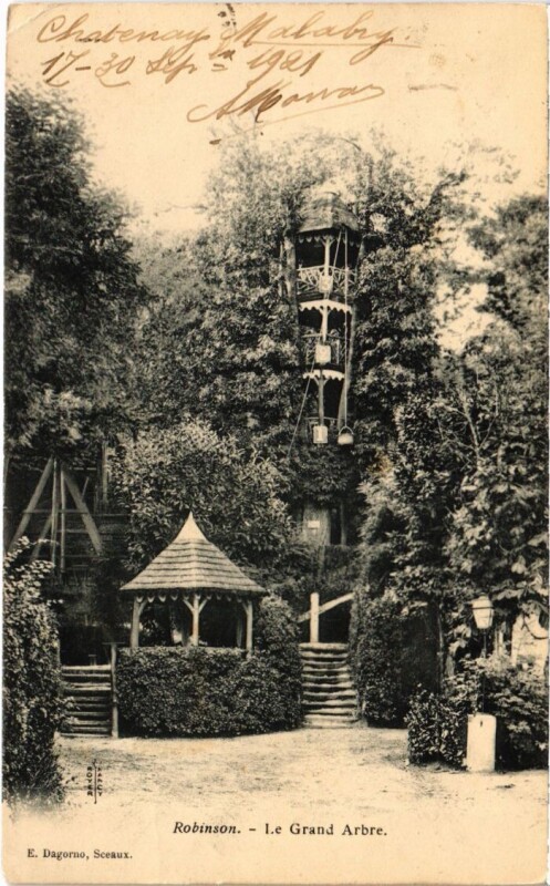 Carte postale ancienne Robinson Le Grand Arbre
