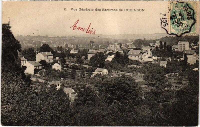 Carte postale ancienne Robinson vue generale