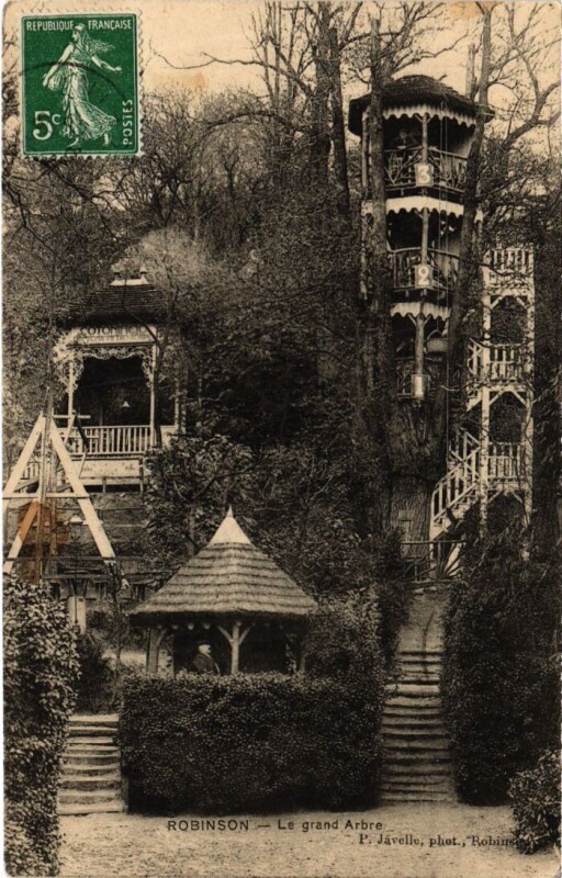 Carte postale ancienne Robinson Le Grand Arbre
