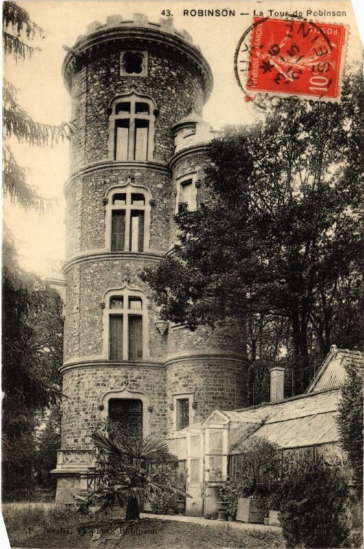 Carte postale ancienne Robinson Tour de Robinson