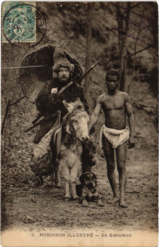 Carte postale ancienne Robinson En Excursion