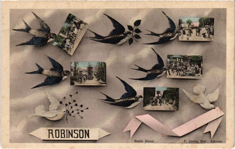 Carte postale ancienne Robinson souvenir