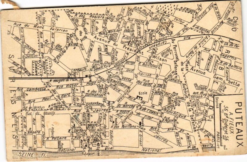 Carte postale ancienne Puteaux à Puteaux