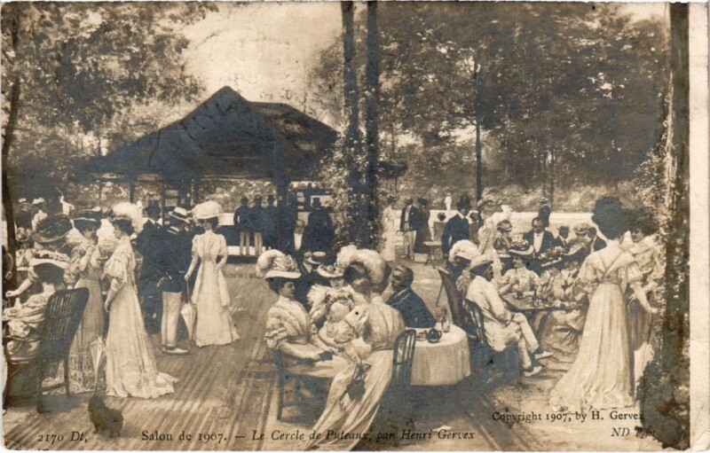 Carte postale ancienne Puteaux Le Cercle à Puteaux