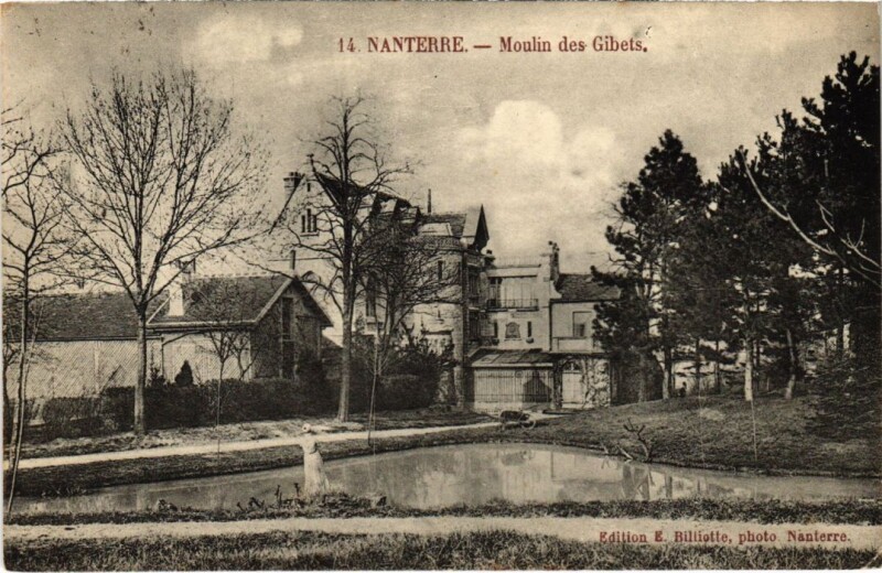 Carte postale ancienne Nanterre Moulin des Gibets à Nanterre