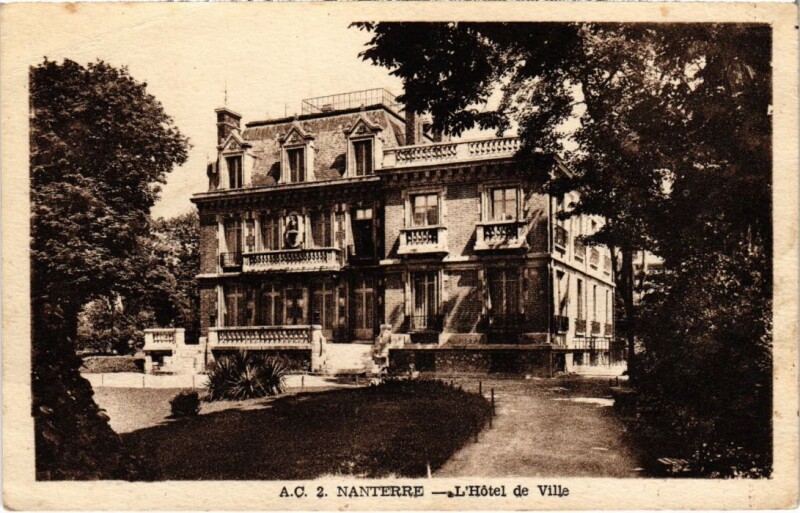 Carte postale ancienne Nanterre Hotel de Ville à Nanterre