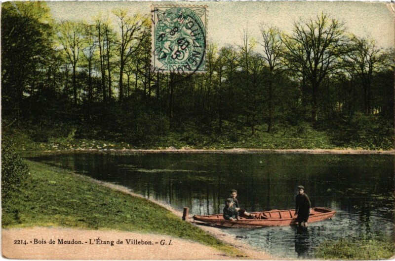Carte postale ancienne Meudon Etang de Villebon à Meudon