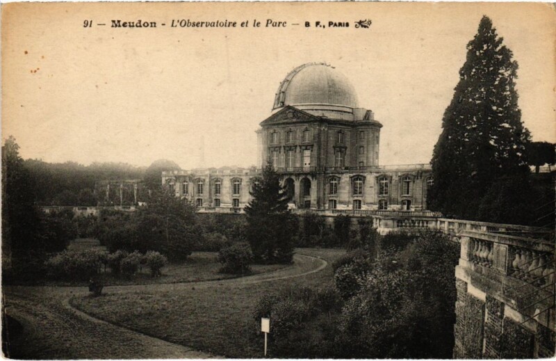 Carte postale ancienne Meudon L'Observatoire et le Parc à Meudon