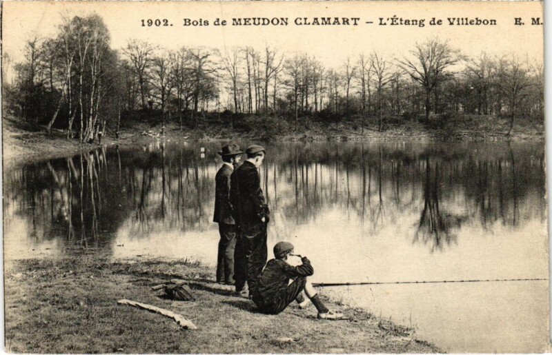 Carte postale ancienne Meudon Etang de Villebon à Meudon