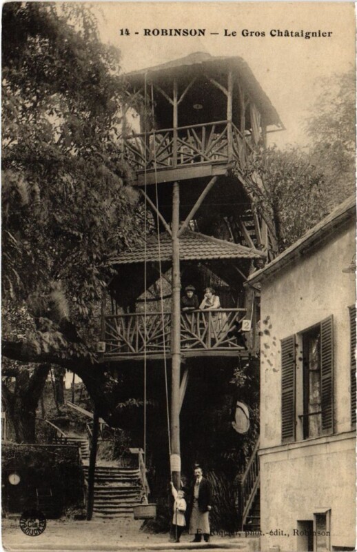 Carte postale ancienne Robinson Le Gros Chataignier