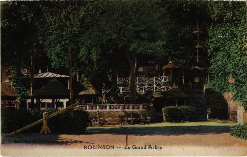 Carte postale ancienne Robinson Le Grand Arbre