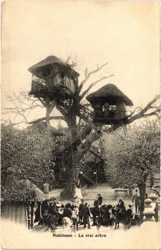 Carte postale ancienne Robinson Le Vral Arbre