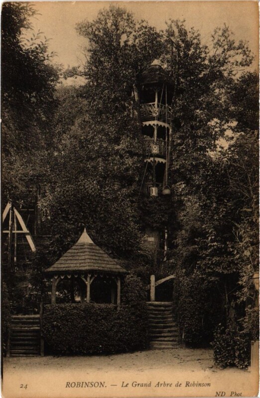 Carte postale ancienne Robinson Le Grand Arbre