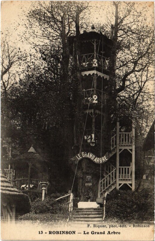 Carte postale ancienne Robinson Le Grand Arbre