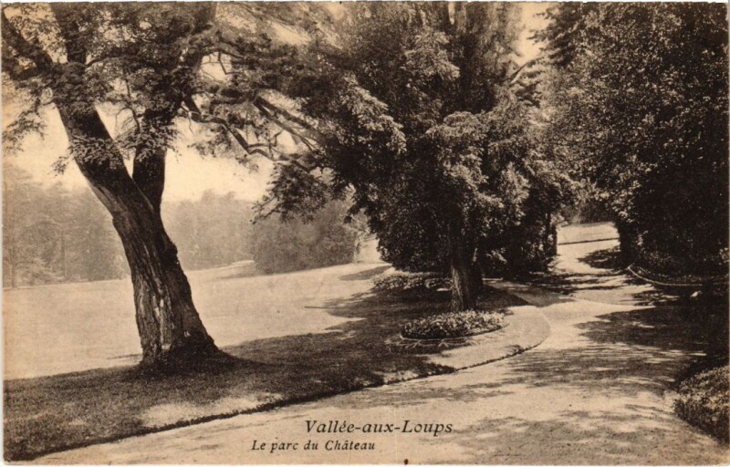 Carte postale ancienne Robinson Le parc du Chateau