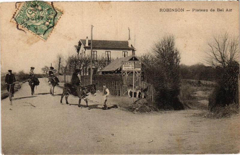 Carte postale ancienne Robinson Plateau de Bel Air