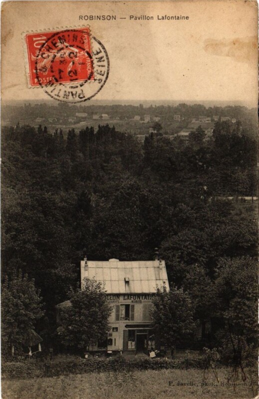 Carte postale ancienne Robinson Pavillon Lafontaine