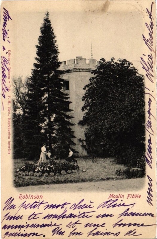 Carte postale ancienne Robinson Moulin Fidele