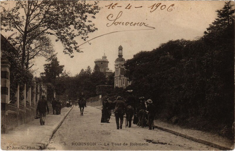 Carte postale ancienne Robinson Tour de Robinson