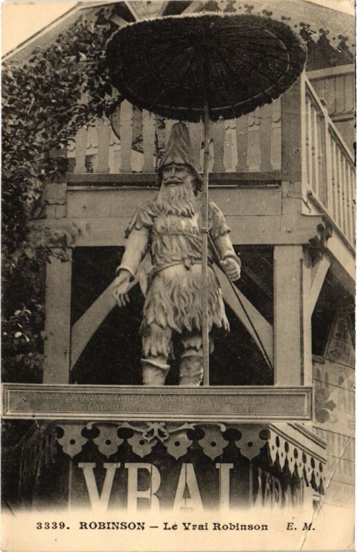 Carte postale ancienne Robinson Le Vrai Robinson