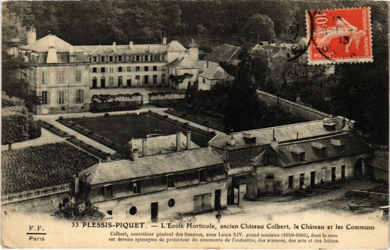 Carte postale ancienne Robinson Ecole Horticole